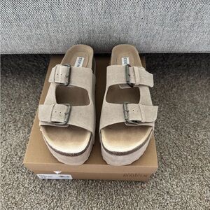 Steve Madden Kali Women's Tan Platform Sandals